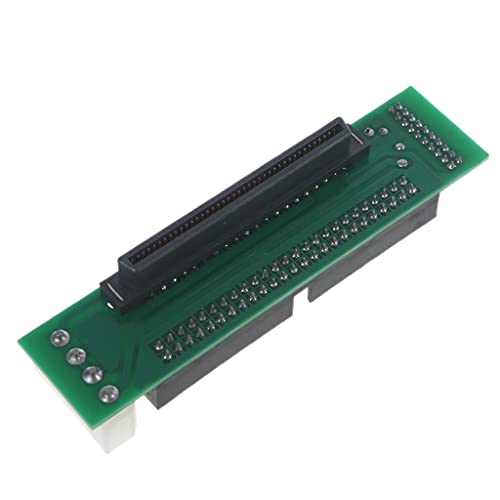 Myazs SCSI Adaptateur 80 broches à 50 broches pour SCSI II/III LVD-SE, 1 pièce, vert