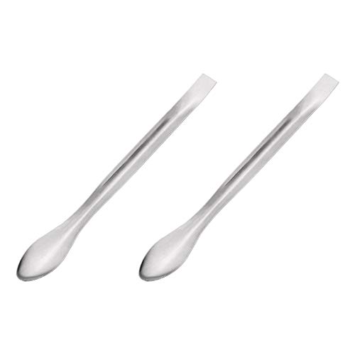 Spatule De Laboratoire Double Extrémité 7 Pouces - Acier Inox Chirurgical, Autoclavable