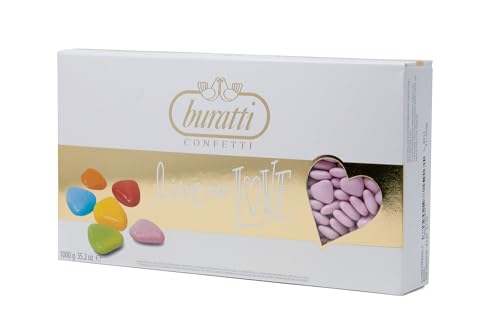 Buratti Confetti Dragées au Chocolat Curiandoli Rose 1 kg
