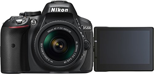 Nikon D5300 Appareil photo numérique Reflex 24,2 Mpix Kit Objectif AF-P 18-55 mm VR Noir