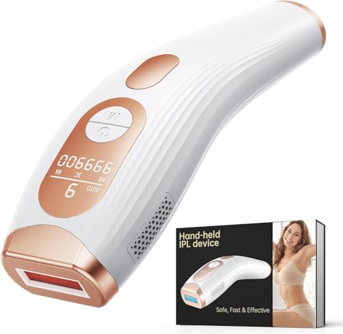 3 en 1 IPL Épilateur Lumière Pulsée, 9 Niveaux d'Energie IPL Épilateur Laser pour Femme/Homme Visage Corps Bikini Aisselles Jambes - 999990 Flashes