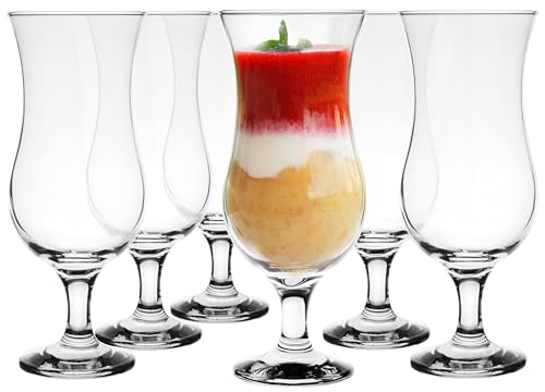 Glasmark Krosno Verres à Cocktail Longdrink Gin Bière Eau Smoothie Dessert Passe Au Lave-Vaisselle Transparent 6 x 420 ml