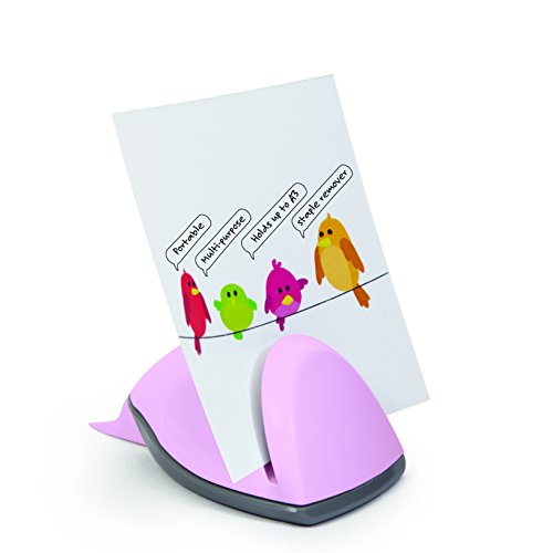 Rapesco 1331 Porte Papier/Ôte-agrafes, Rose Pastel