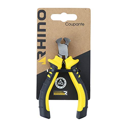 RHINO - Mini pince coupante de devant (Tenaille) 105 mm universelle - Fabriqué en Acier haute qualité - Longueur 105 mm - Haute qualité - Garantie à vie - Plusieurs tailles disponibles