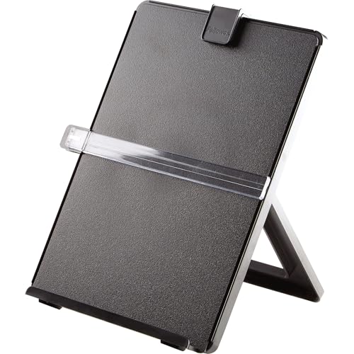 Fellowes Porte-copies chevalet avec guide-lignes, jusqu'à 125 feuilles, noir