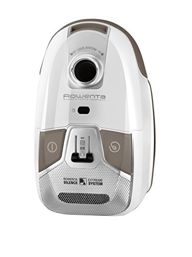 Rowenta 4A Silence Force Compact Aspirateur avec Sac Capacité 3,5L 750W Blanc RO6327EA, 750 W, 3.5 liters