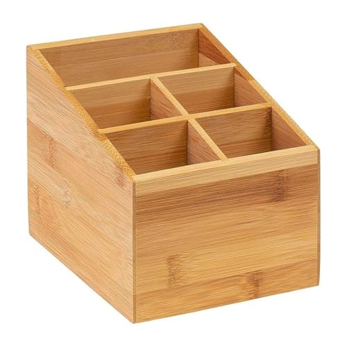 Westmark Organisateur de Cuisine, 5 Compartiments, Dimensions: 13 x 13,5 x 16 cm, Bambou, Tapas + Friends, Brun, 69842270
