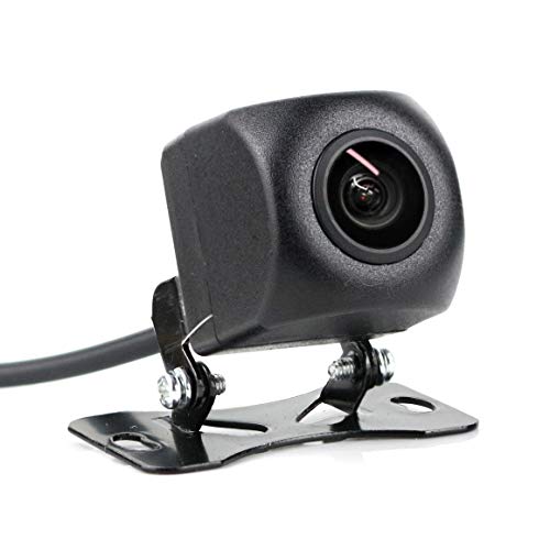 Caméra de recul, Objectif fisheye 12V1A, Webcam de recul de Voiture avec Angle de Vision Parfait de 160 °, Vision Nocturne, pour camionnette SUV Minivan Tracteur Semi-remorque