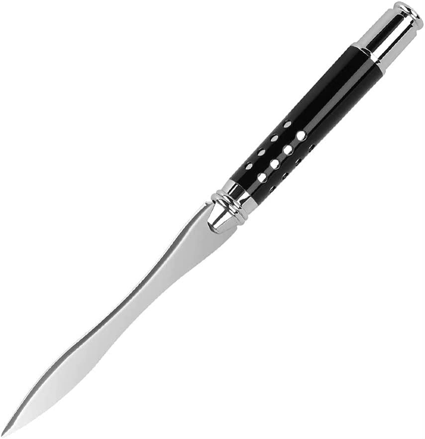 KAIAIWLUO Ouvre Lettre,Coupe Papier Cadeauen Alliage de Zinc Poignée en Bois Coupe Papier Epée Couteau en Acier Inoxydable Ouvre-Lettre Couteau d'ouvreur en Métal pour Dames Femmes Hommes