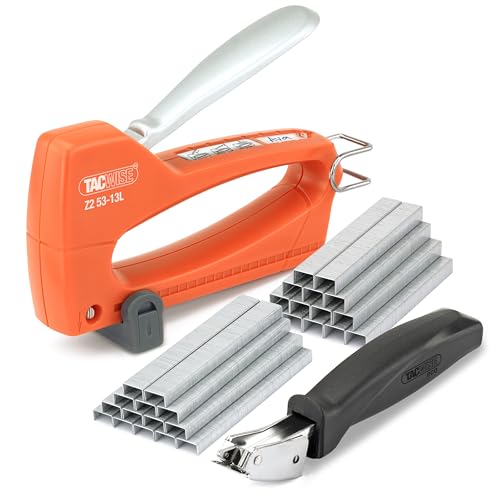 Tacwise 1776 Z2 53-13L Agrafeuse Manuelle Légère avec 4000 Agrafes et un ECO Dégrafeur, Utilise les Agrafes de Type 13 et 53/4-8 mm