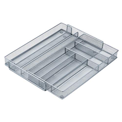 Honey Can Do KCH02163 RamasseCouverts Expansible Acier Inoxydable Gris/Argent 41,91 x 51,43 x 5,08 cm