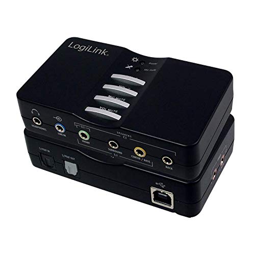 LogiLink UA0099 Carte son USB 7.1 Noir