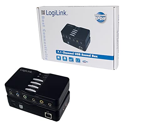 LogiLink UA0099 Carte son USB 7.1 Noir