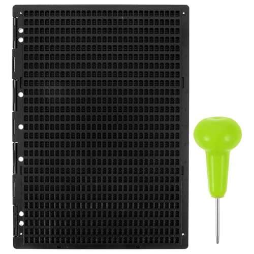 Beaupretty 1 Jeu Tablette braille Planche d'écriture en braille Kit d'écriture en braille kit de braille réutilisable ardoise d'écriture en braille tableau d'écriture en braille Plastique
