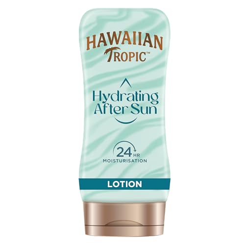 Hawaiian Tropic | Après-soleil hydratant, Aide à préserver votre bronzage, 180 ml, Hydratation 24 heures, Avec de l’Aloe Vera, Vegan