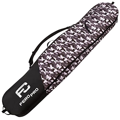 Sac de Snowboard Premium Sac à Dos de Ski 170 cm avec Poche zippée et bandoulière Équipement de Sport d'hiver Couleur Moro [051]