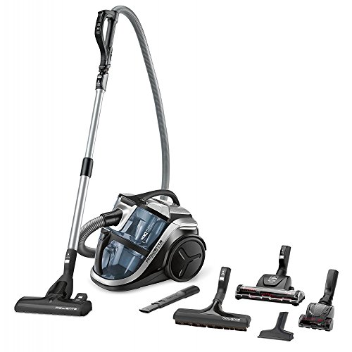 Rowenta, Aspirateur Sans Sac, Puissant et Silencieux, 750 W, 2 L, Accessoires Spécial Voiture et Poils d'Animaux, Silence Force Multi-Cyclonic Animal Care Pro RO8366EA