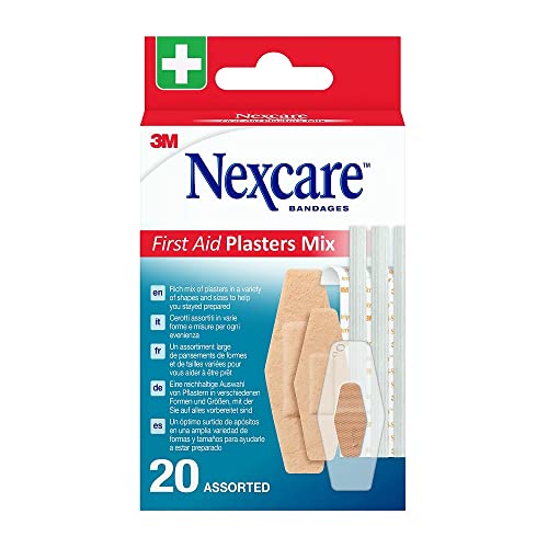 Pansements Premiers Soins Mixtes Nexcare , assortiment, 20/boîte