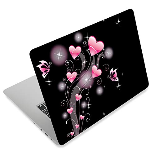 Autocollant Ordinateur Portable Papillon - Vinyle Pour 13-15,6" - Décoratif Et Protecteur
