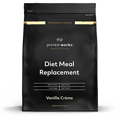 THE PROTEIN WORKS - Substitut De Repas Diététique | Shake Repas 250 Calories | Perte de poids | Healthy diet | 14 Servings | Crème Vanillée | 1kg