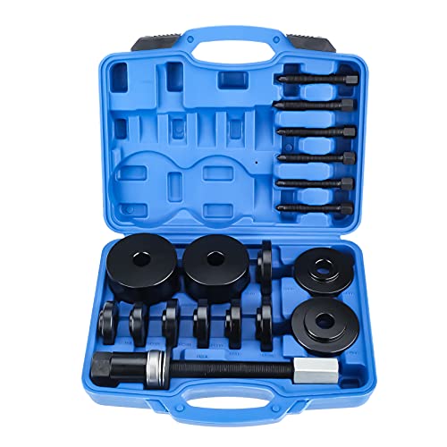 BOOMSTART 19pcs Universal Front Roue d'entraînement de roulement Rélève du moyeu installant Kit d'outils de tireur pour Les camions de fourgons de Voitures