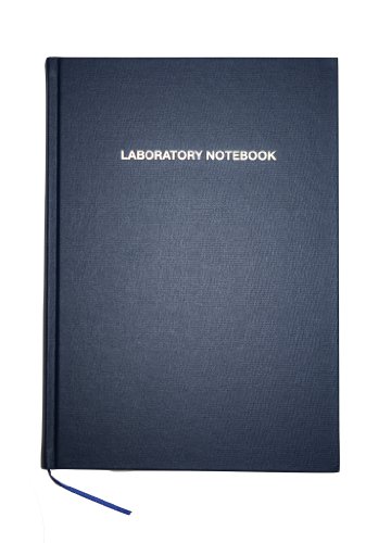 Logix Books BPL/GLP Cahier de Laboratoire/Laboratory Notebook, A4, Petits Carreaux (5mm), 96 pages, Bleu (LOGIX-A4R-096-G)