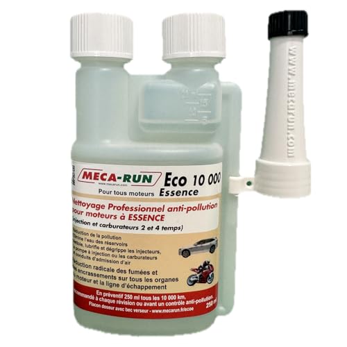 MECA-RUN ECO 10000 Essence 250ml Additif pour Carburant