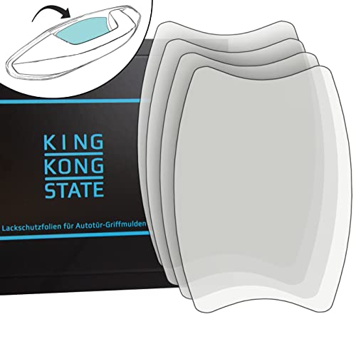 King Kong State Film de protection pour peinture de porte de voiture - Grand film anti-rayures - Transparent