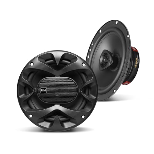 BOSS Audio Systems CH6520B Chaos Series Haut-parleurs pour portière de voiture 6,5' (16,5 cm), 250W, 2 voies, large bande, tweeter 1', coaxial - Vendus par paire