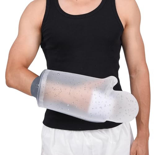 COMFYTHERA Housse imperméable pour plâtre de douche et plaie de bain adulte étanche pour poignet chirurgical, doigt, réutilisable et durable