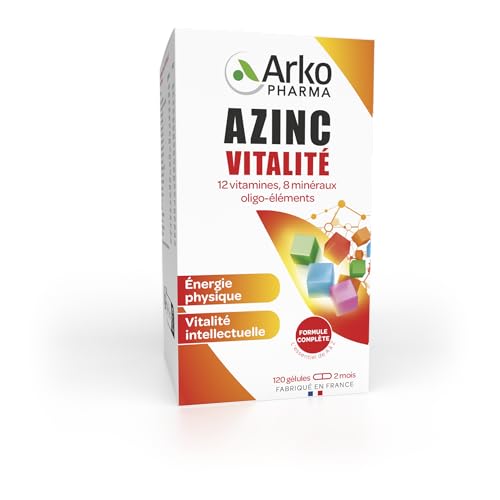 Arkopharma Azinc forme et vitalité 120 gélules