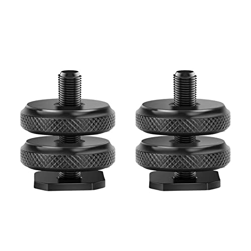 Rnitle Adaptateur Griffe Camera,Daptateur Hot Shoe pour Griffe Appareil Photo,vis d'adaptation,Filetage 1/4',pour Caméscopes,DSLR,Appareils Photo