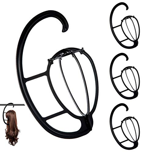 Dreamlover Support de Cintre de Perruque pour de Longues Perruques, 4 Pièces