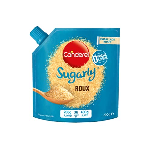 Canderel Sugarly Roux - Zéro Calorie, Alternative au sucre roux - Édulcorant | 200g