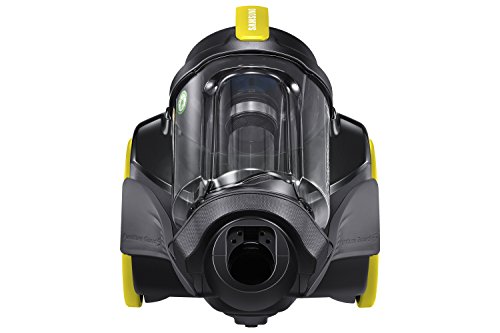 SAMSUNG VC07K41E0VY/ET Aspirateur Cyclone Force série 2100K, 1 Brosse, Classe A, 650 W, 1,5 l, 80 décibels, Jaune Halo