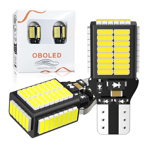 OBOLED T15 LED Ampoule CANBUS Sans Erreur W16W 921 912 906 54SMD pour Voiture Feux de Recul Stationnement Sauvegarde Inversée Lumière 12V 24V Blanc 6500K