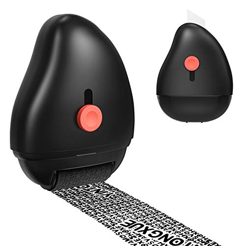 Data Defender - Tampon à Rouleau Bloqueur D'adresses Pour La Protection Contre Le Vol D Identite Avec Encre De Securite
