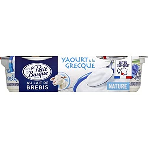 Le Petit Basque Yaourt à la Grecque au lait de brebis - Les 2 pots de 150g