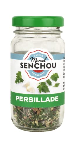 MARCEL SENCHOU - Persillade 25g - Aromate Riche en Goût - à Base de Persil, d'Ail et d'Échalote - Idéal en Vinaigrette, sur de la Viande, des Fruits de Mer - Recette Élaborée en France