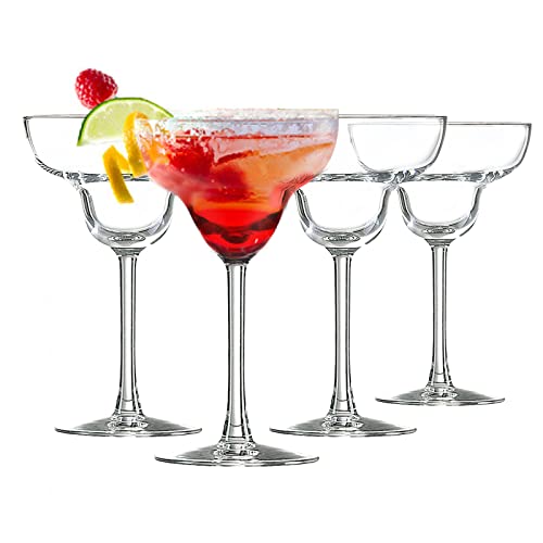 alpina Ensemble de Verres à Cocktails - Verre à Margarita - 4 Pièces - 250 ml - Verre