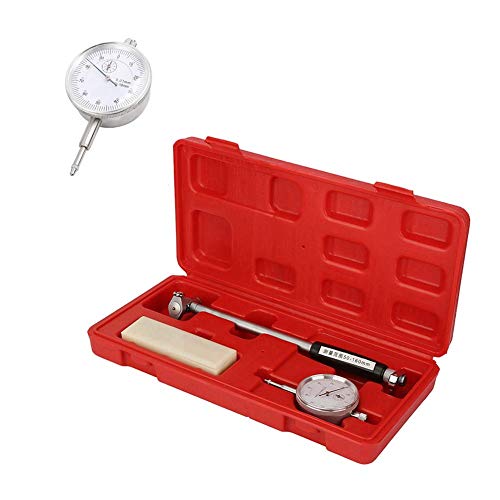 Jauge d'Alésage 50-160MM, Vérificateur d'Alésage Indicateur de Jauge d'Alésage Calibre du Diamètre Intérieur Kit pour Mesurer Dimensions Internes des Pièces, Cadran Alésage