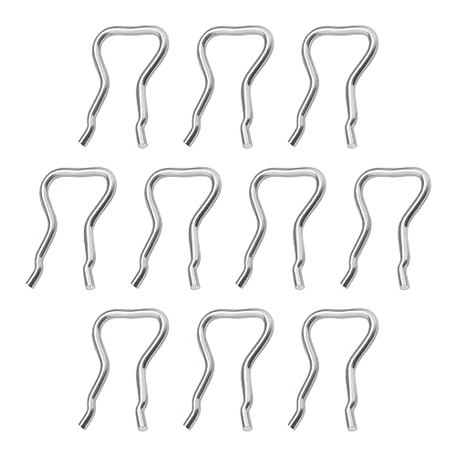 SG Store 10pcs Clips de Tuyau Fuite de Retour d'injecteur à Rampe Commune F00VC22003 F00RJ00322 Clips de Retenue en Acier pour Injecteur de Carburant de Remplacement