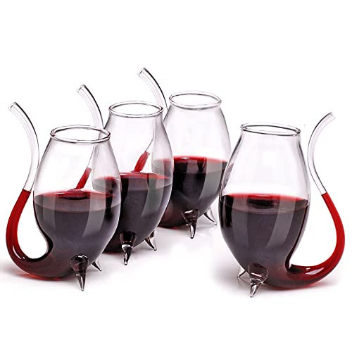 FLOW Barware Lot de 4 verres à port de 90 ml | Coffret cadeau unique pour porto, sherry, brandy et vin fortifié | Verres à vin | Siroter du porto