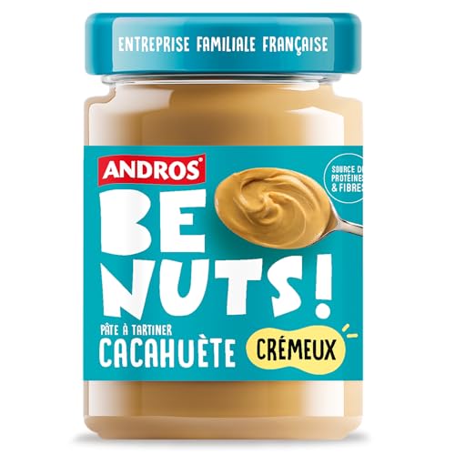 Andros Be Nuts - Pâte à tartiner Cacahuète - Crémeux - 325G