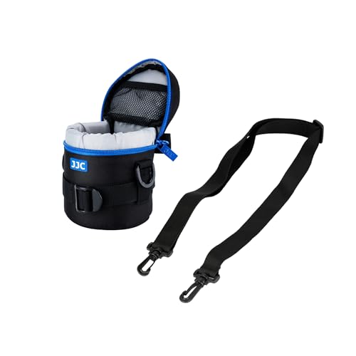 JJC Imperméable pour Intérieur Deluxe Étui pour Objectif-Dimensions: 75 x 100mm (3.0 x 3.9”) (Voir Description pour Compatibilité)