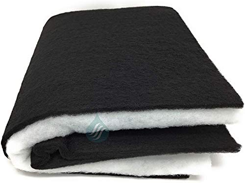 Solution Ahead - Filtre Universel Pour Hotte Cuisine, Découpable, 57 x 47 cm, Inclut 1 Filtre Anti-Graisse & 1 Filtre Anti-Odeur Charbon Actif, Fabriqué en France, Adaptable par Simple Découpe