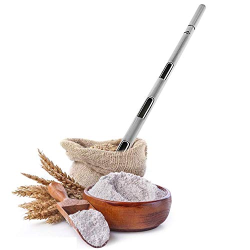 Échantillonneur De Grains En Acier Inoxydable - Pour Blé, Riz, Maïs, Soja - Poignée Plastique 30cm