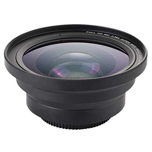 zabeto Macro Professionnelle 37 Mm + Objectif Grand Angle 72 Mm 0.39X Full HD pour CaméScope 4K