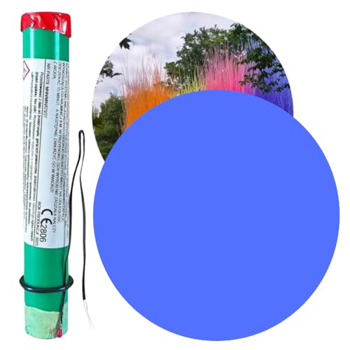 Pack Fumigène Diurne® Bleu avec Déclencheur Électronique – Déclenchement à Distance – Feux d’Artifice pour Festivités, Mariages, Baby Showers et Événements Spéciaux - Categorie F1 – Zenda Club®