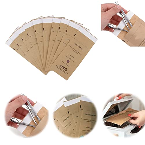 Pochettes de Stérilisation,Sacs Autoclaves,Sac de Stérilisation Jetables,Sac de Désinfection Autoclave,Sac en Papier de Stérilisation Jetable,Pour instruments de manucure,Pédicure,100X200MM - 50pcs